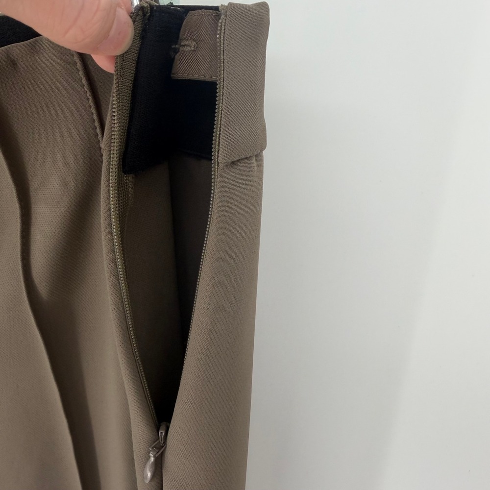 Lafayette 148 Gramercy Pants Women 4 Nougat Brown Slim Leg Side Zip NWT Luxury - Picture 6 of 11